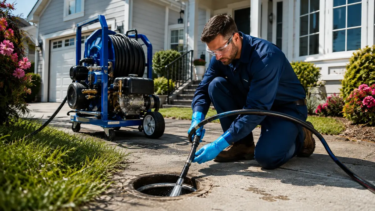Residential Hydro Jet Drain Cleaning in Tarzana