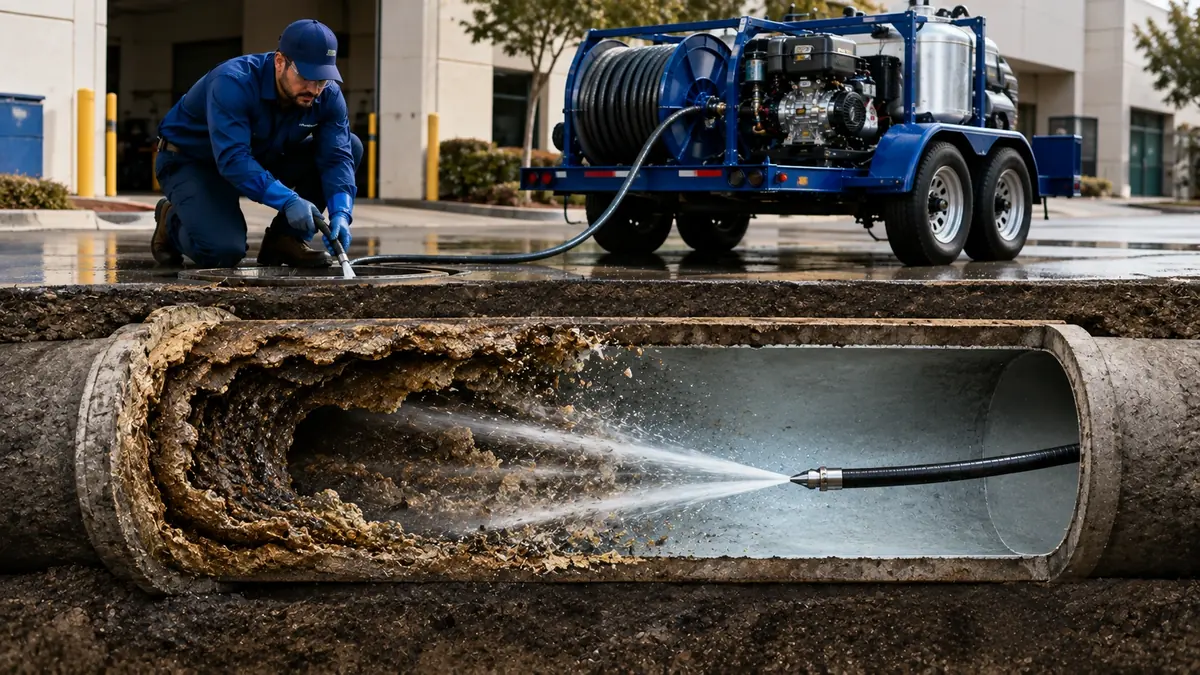 Sewer Pipe Descaling in Tarzana